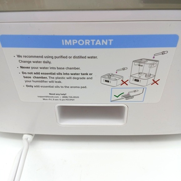 Humidifiers LEVOIT Smart Ultrasonic For Large Room Home Top Fill Classic 300S - Picture 3 of 4